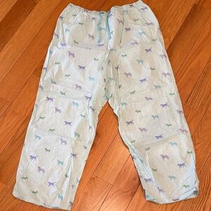 L.L. Bean women’s Pajama Bottoms with dog Pattern